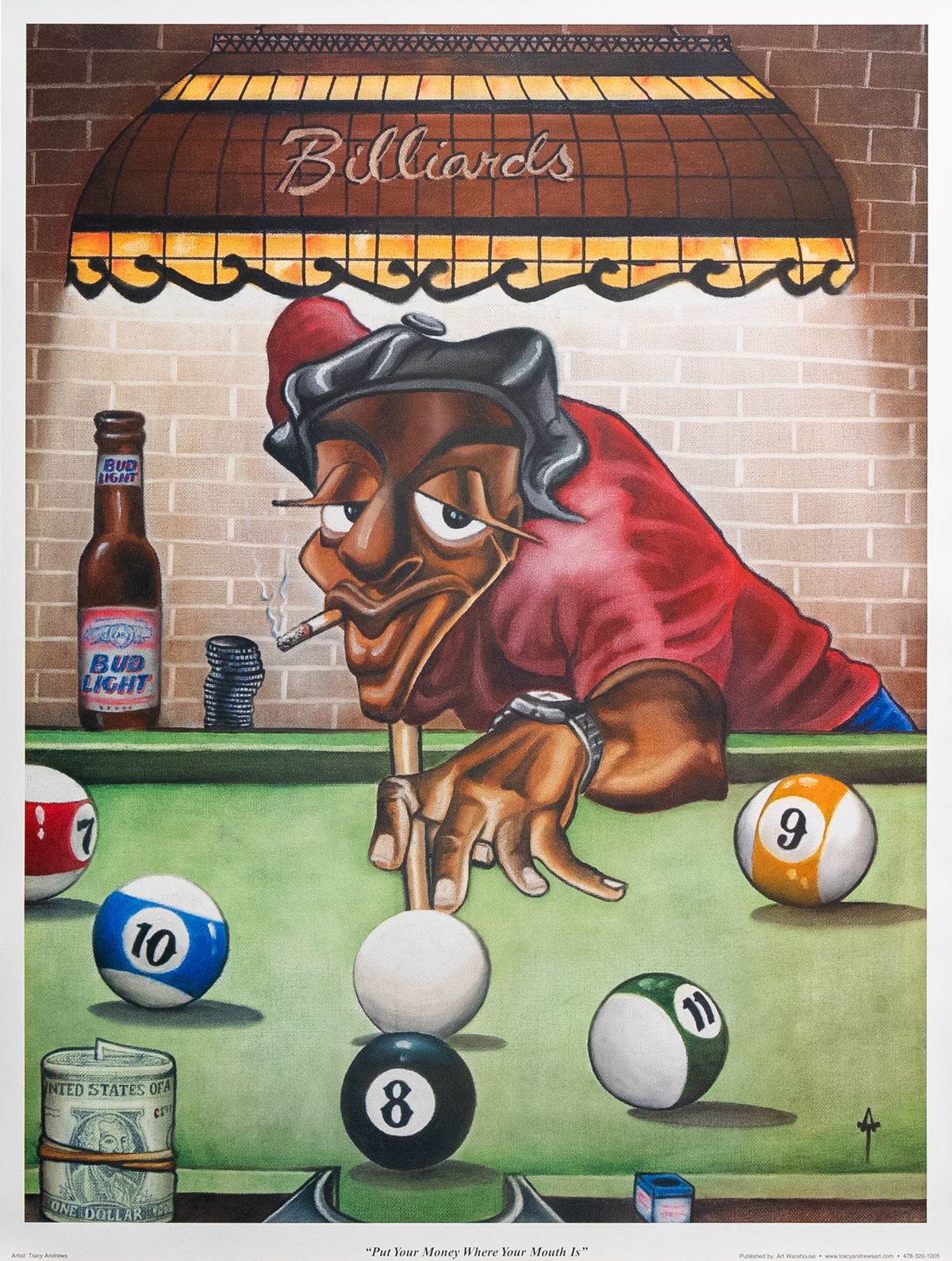 Put Your Money Where Your Mouth Is art print