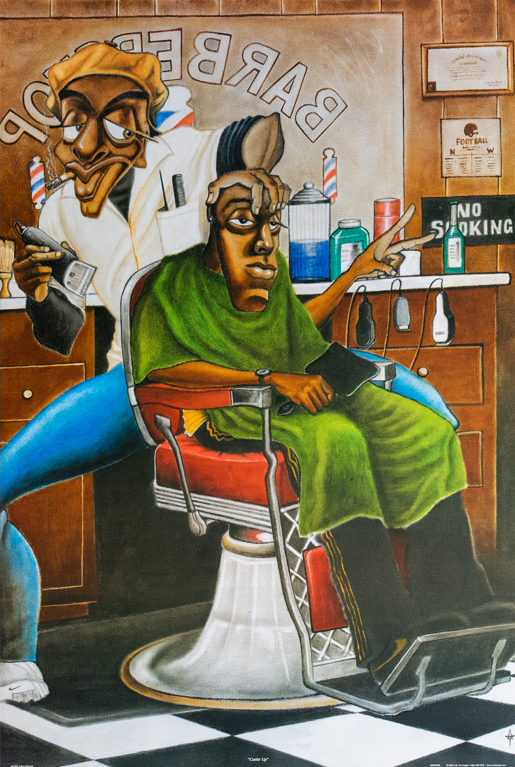 Cuttin' Up art print