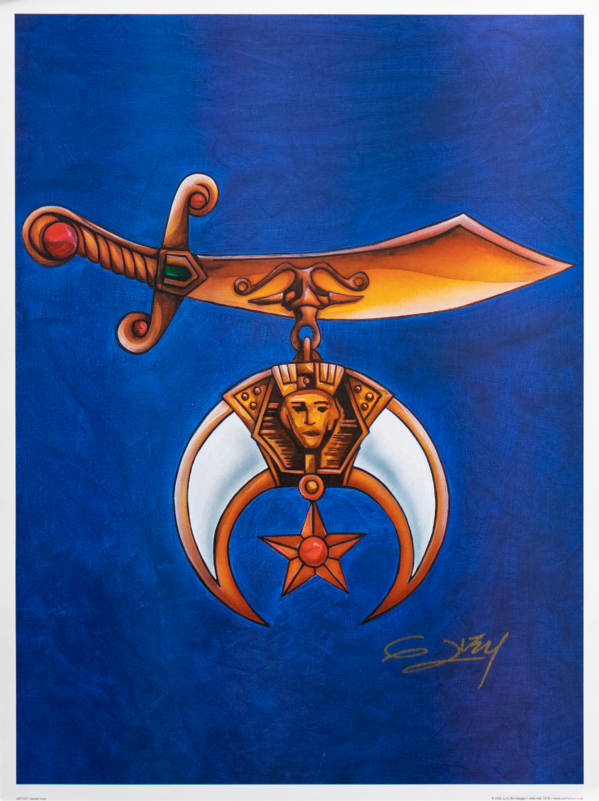 Mason Sword art print