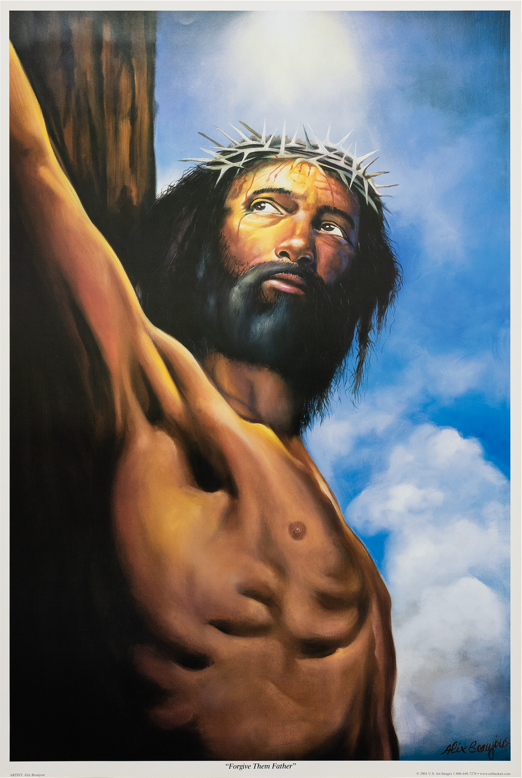 Forgive Them Father art print