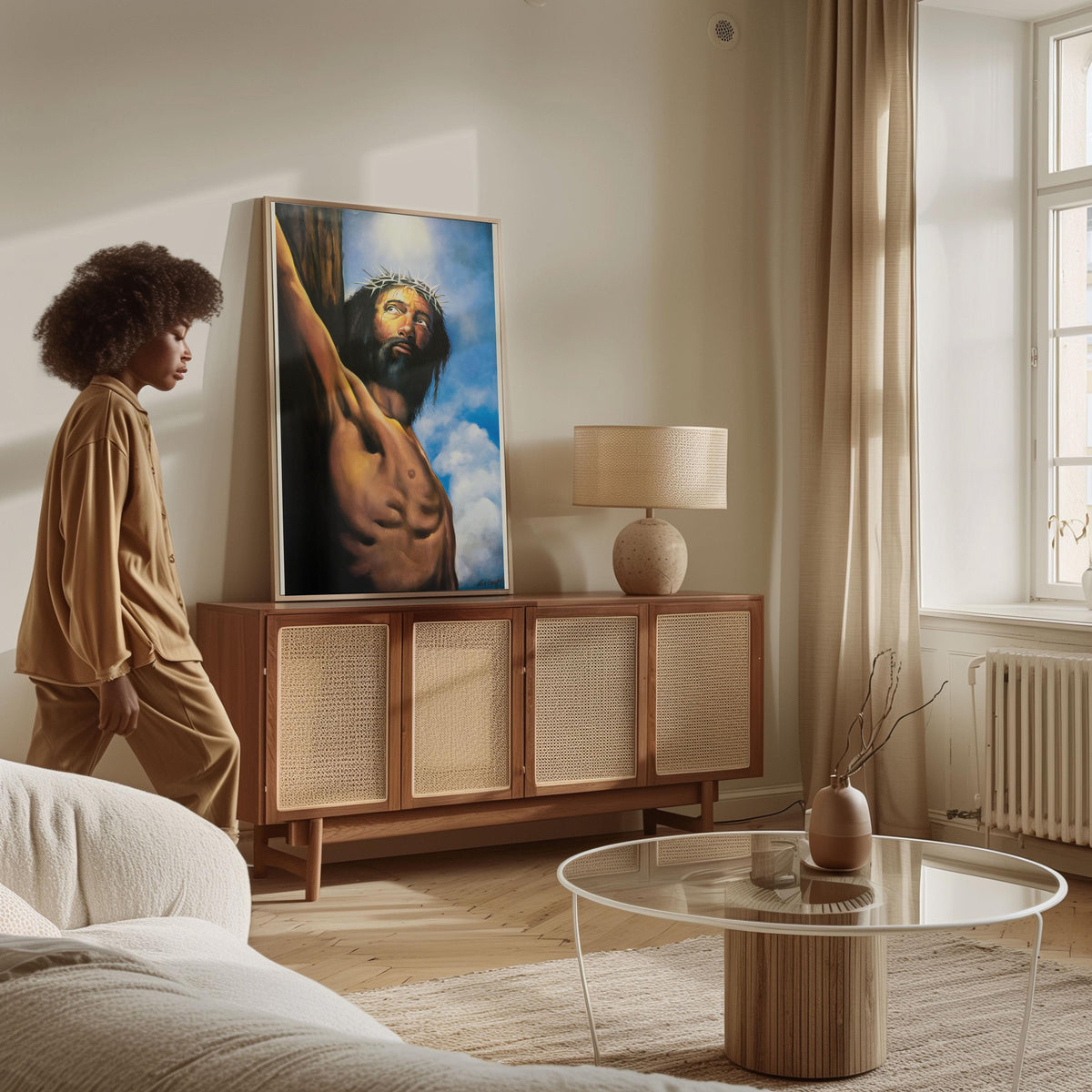 Forgive Them Father by Alix Beaujour Art Print, photo 4