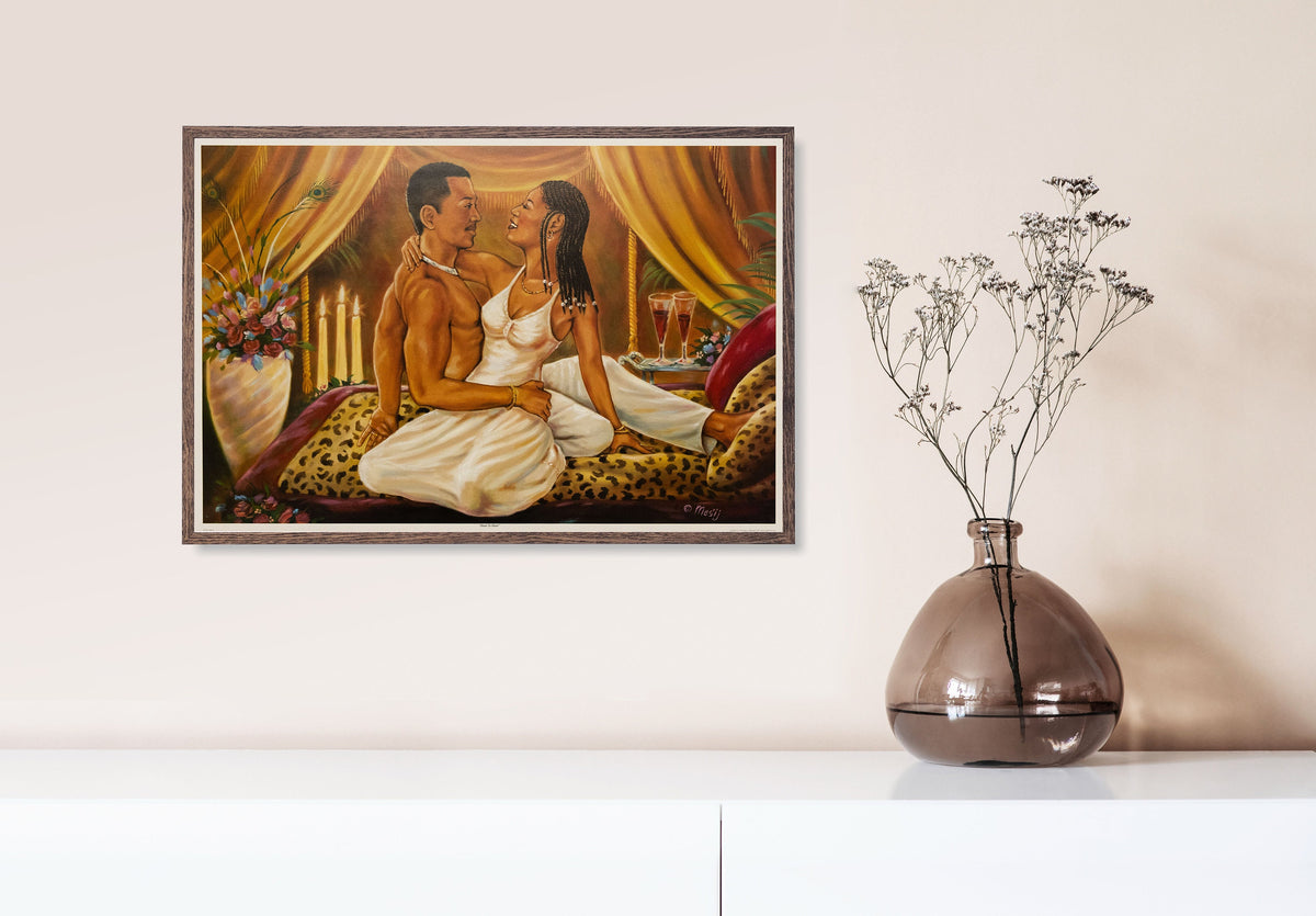 Heart to Heart by Mes'ij Art Print, photo 3