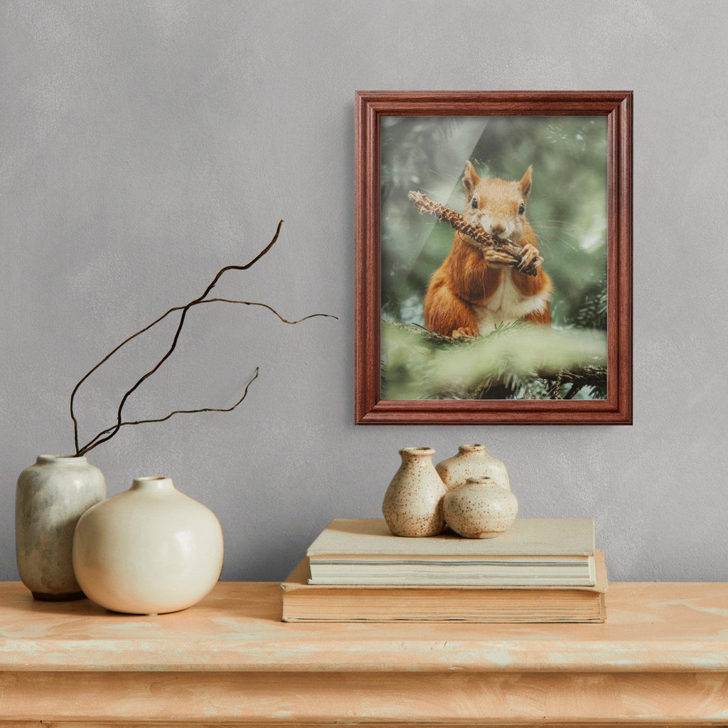 Walnut Brown .75" Solid Wood Picture Frame, photo 4