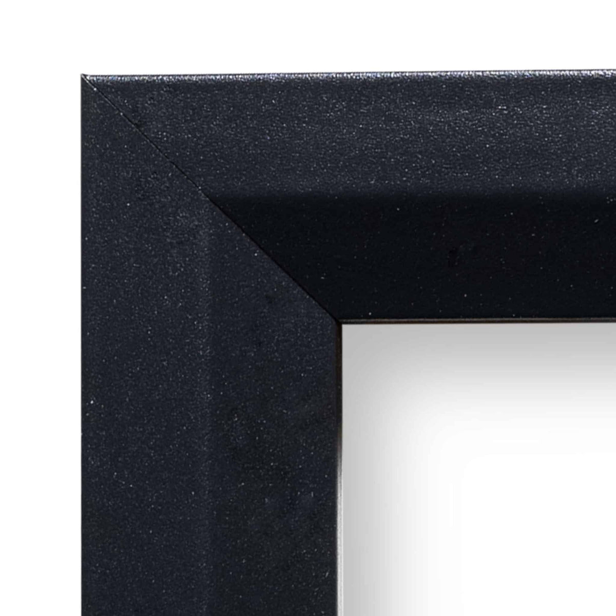 Black .84" Beveled Solid Wood Picture Frame, photo 2