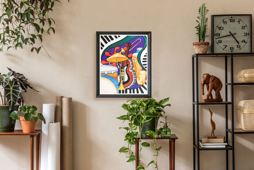 Jazz Explosion by Carlton Hardy Art Print, photo 3