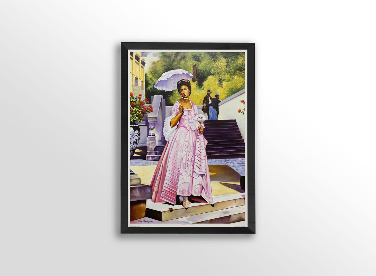 Umbrella Lady by Alix Beaujour Art Print, photo 2
