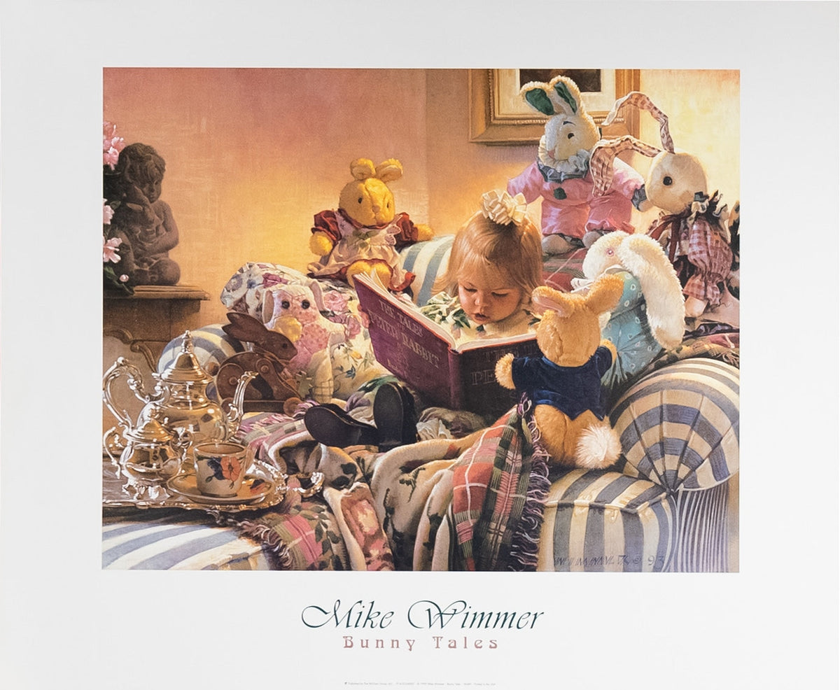 Bunny Tales by Wimmer art print