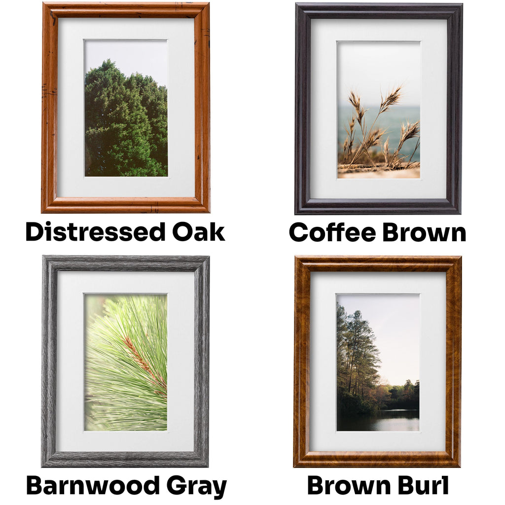 8x10 Picture Frame Matted to 5x7 (17 Colors), photo 4