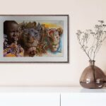 Africa, by Riest - 24x36 Art Poster Print for Wall, Home Decor