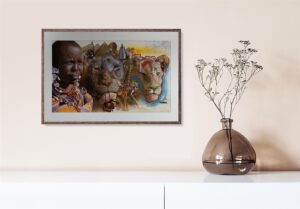 Africa, by Riest - 24x36 Art Poster Print for Wall, Home Decor