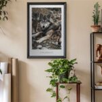Wolf Family, by Brenders - 24x36 Art Poster Print for Wall, Home Decor