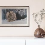 Dozing Lynx, by Bateman - 24x36 Art Poster Print for Wall, Home Decor