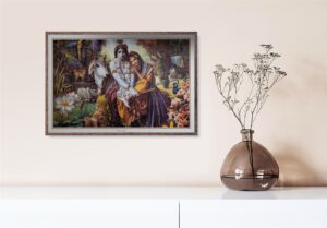 Divine Couple - 24x36 Art Poster Print for Wall, Home Decor