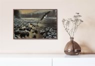 Eagle in Flight, by Daniel - 24x36 Art Poster Print for Wall, Home Decor