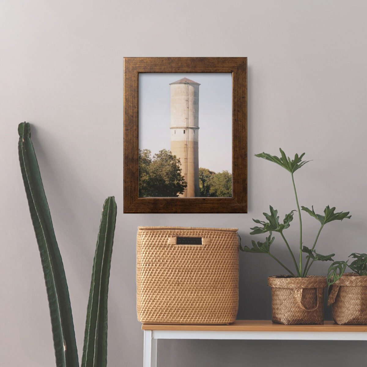 Vintage Rustic Bronze 1" Flat Picture Frame - Image 4