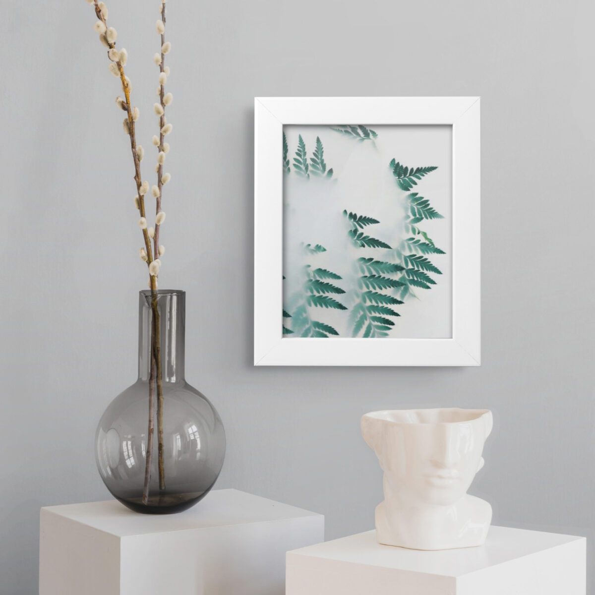 White 1" Flat Picture Frame - Image 3