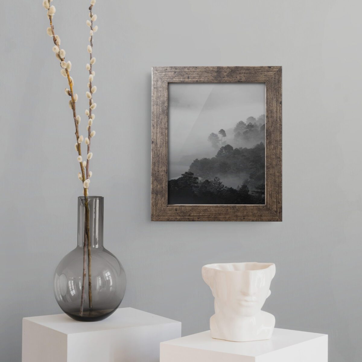 125_WITHEREDASH_LIFESTYLE Withered Ash 1" Flat Picture Frame - Image 3