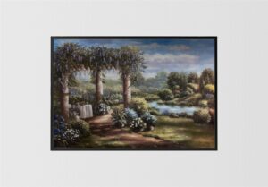 Garden of Blue II, by Brown - 24x36 Art Poster Print for Wall, Home Decor - Image 3