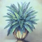 ANN'S POTTED PALM II - 8x10 Inch