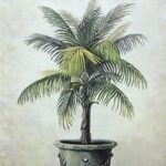 RAYMOND'S POTTED PALM I - 8x10 Inch