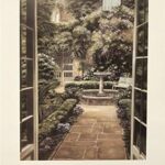 PATIO OF THE LITTLE THEATER - 8x10 Inch