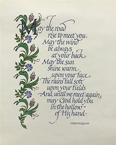 51k031di74l-ac-1 MAY THE ROAD RISE TO MEET YOU.. - 8x10 Inch - Image 1