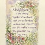 MARRIAGE - 8x10 Inch