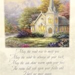 MAY GOD HOLD YOU IN THE PALM OF HIS HAND - 8x10 Inch