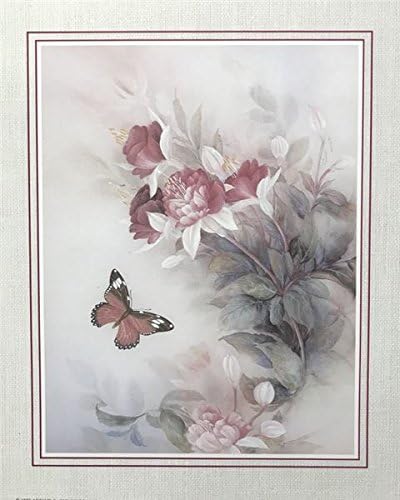 51q3tupx8ll-ac-1 PEONY & BUTTERFLIES - 8x10 Inch - Image 1