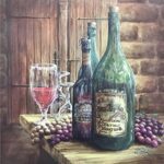 MOUNTAIN FARM VINEYARD I - 8x10 Inch