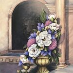 ARCH MAGNOLIA WITH SHELL - 8x10 Inch