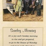 SUNDAY MORNING - 8x20 Inch