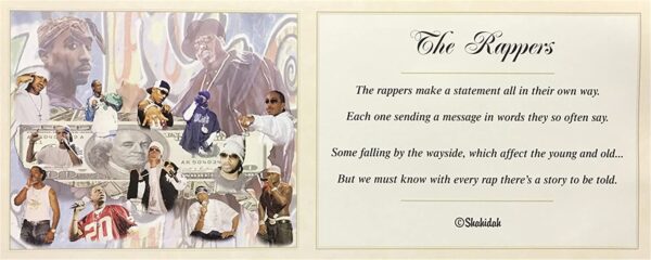 THE RAPPERS - 8x20 Inch