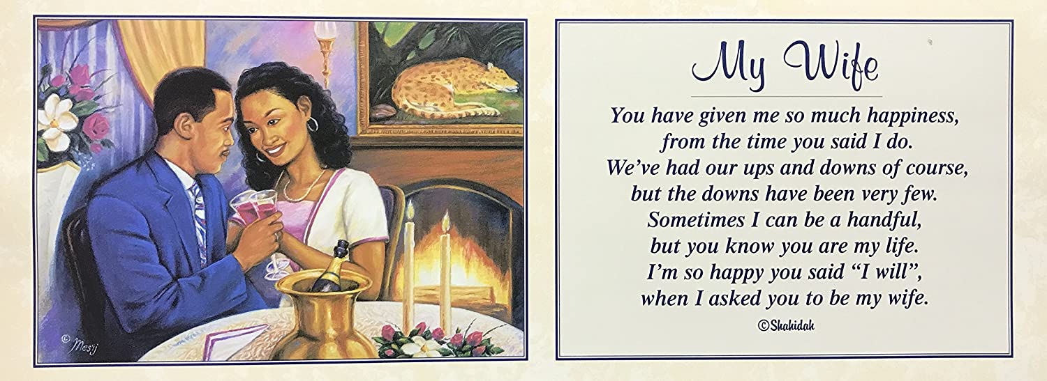 81dcw0hm3ql-ac-sl1500-1 MY WIFE - 8x20 Inch - Image 1