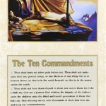 THE TEN COMMANDMENTS - 8x20 Inch