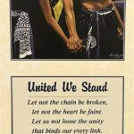 UNITED WE STAND - 8x20 Inch