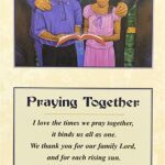 PRAYING TOGETHER - 8x20 Inch