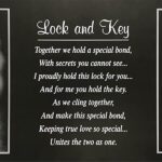 LOCK & KEY - 8x20 Inch