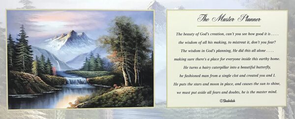 THE MASTER PLAN - 8x20 Inch