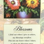 BLOSSOMS - 8x20 Inch