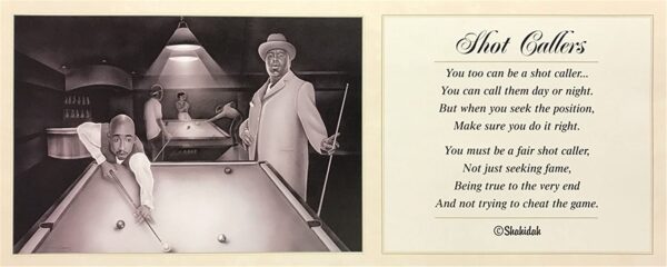 SHOT CALLERS - 8x20 Inch