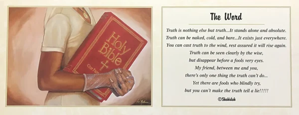 THE WORD - 8x20 Inch