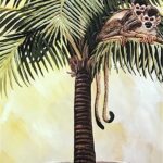 MONKEY PALM II - 8x20 Inch