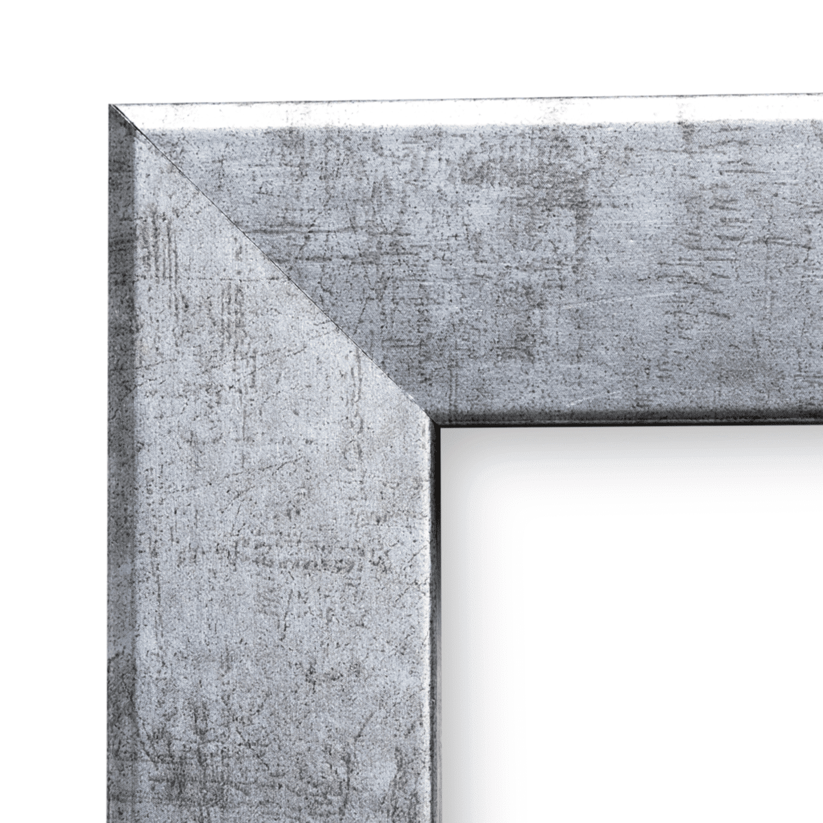 ANTIQUESILVER_FLAT_SWATCH Antique Silver 1" Flat Picture Frame - Image 2