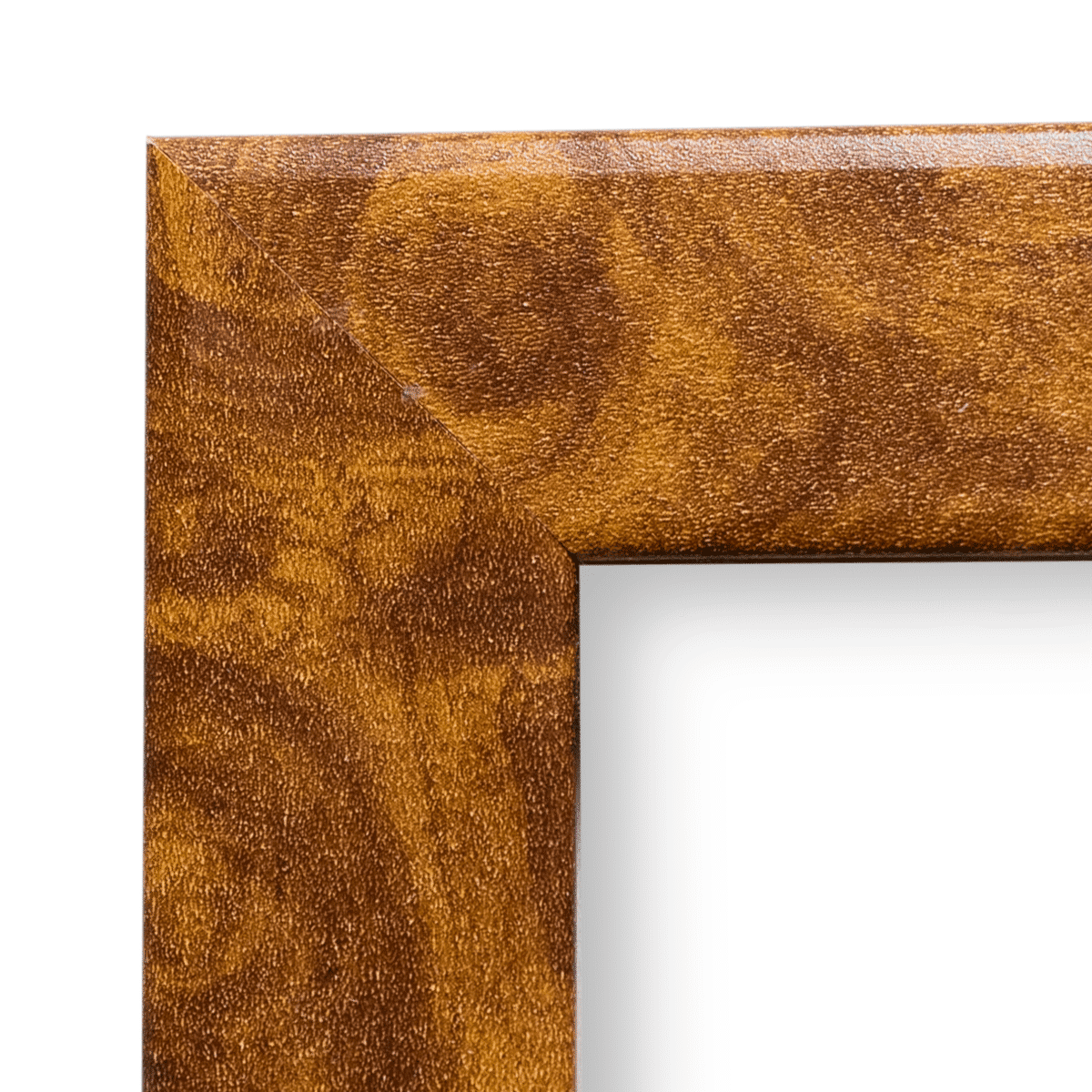 BROWNBURL_FLAT_SWATCH Brown Burl 1" Flat Picture Frame - Image 2
