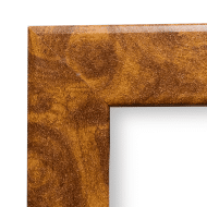 Brown Burl 1" Flat Picture Frame - Image 2