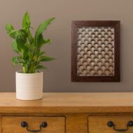 Distressed Mahogany 1" Flat Picture Frame - Image 4