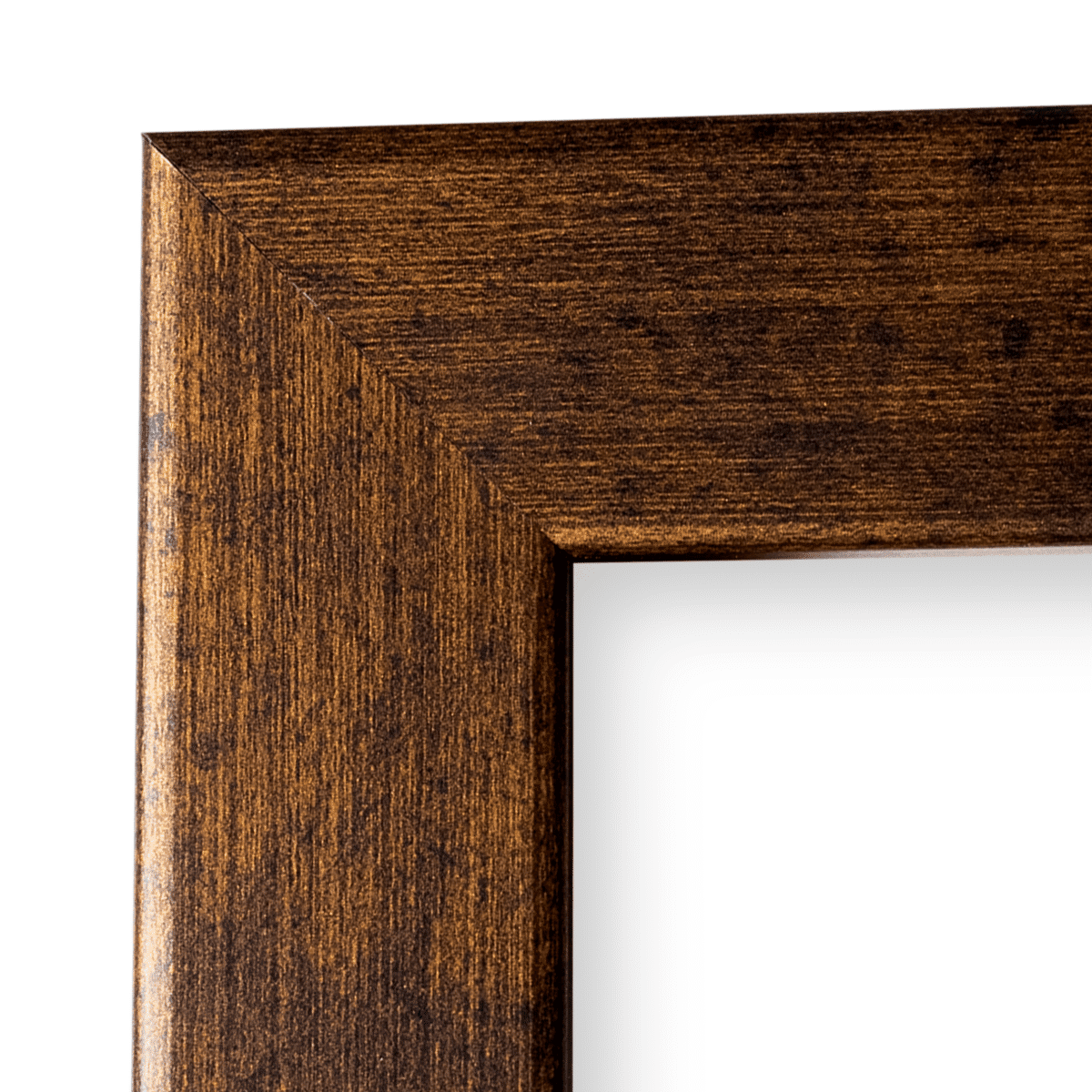 Vintage Rustic Bronze 1" Flat Picture Frame - Image 2