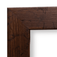 Distressed Mahogany 1" Flat Picture Frame - Image 2