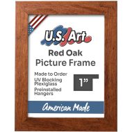 Red Oak 1" Flat Picture Frame
